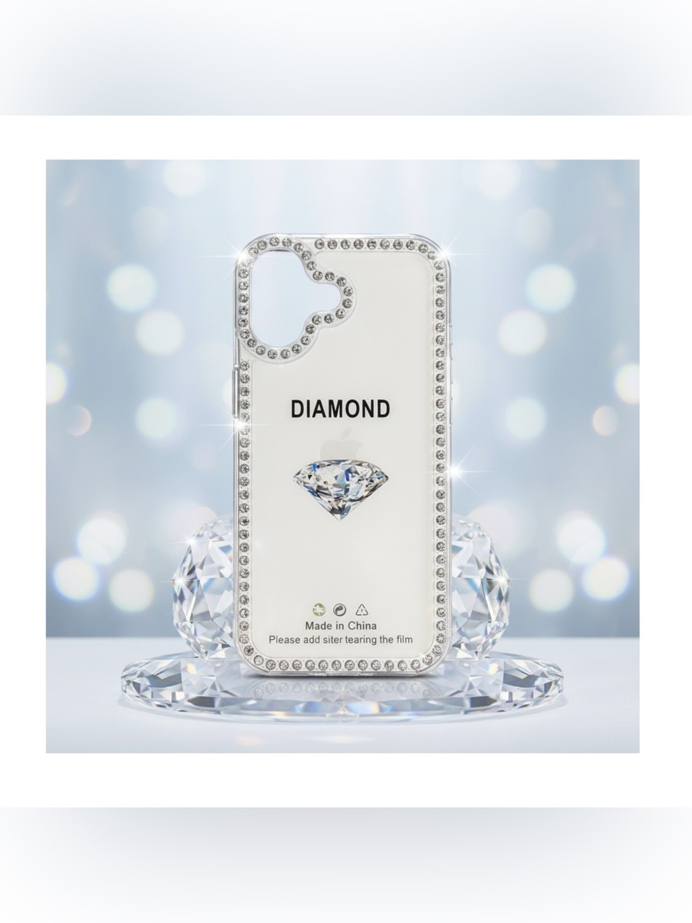 💎🆕💎 Diamond Supply Company Clear IPhone 17 Case with Rhinestone Accents